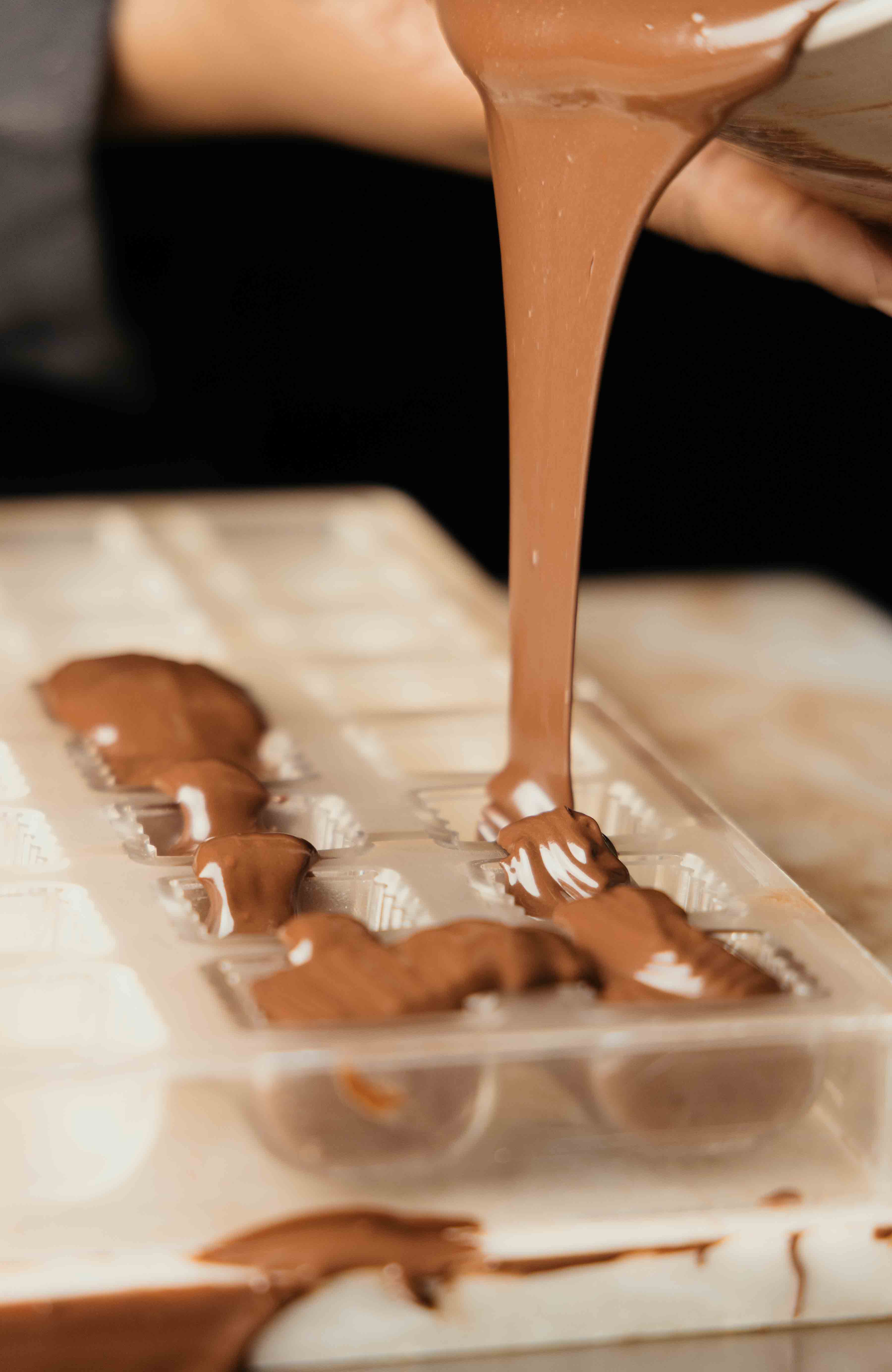 Bonbons chocolats et tempérage